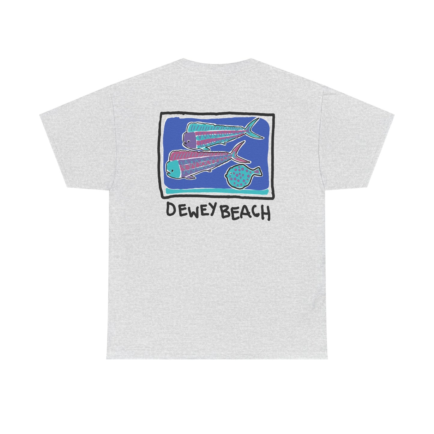Dewey Beach Vintage Fish Graphic Tee