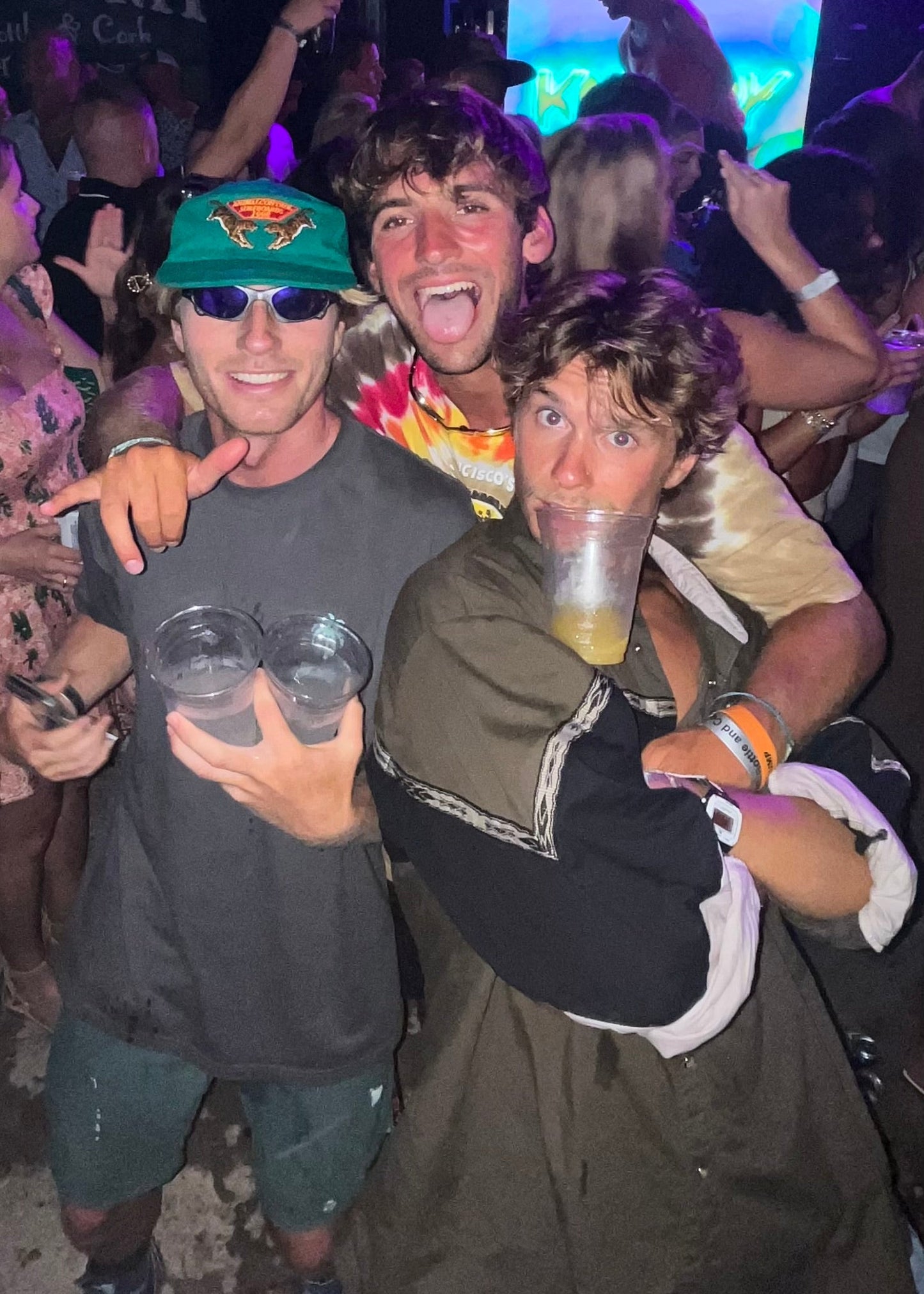 Green Double Tiger Hat