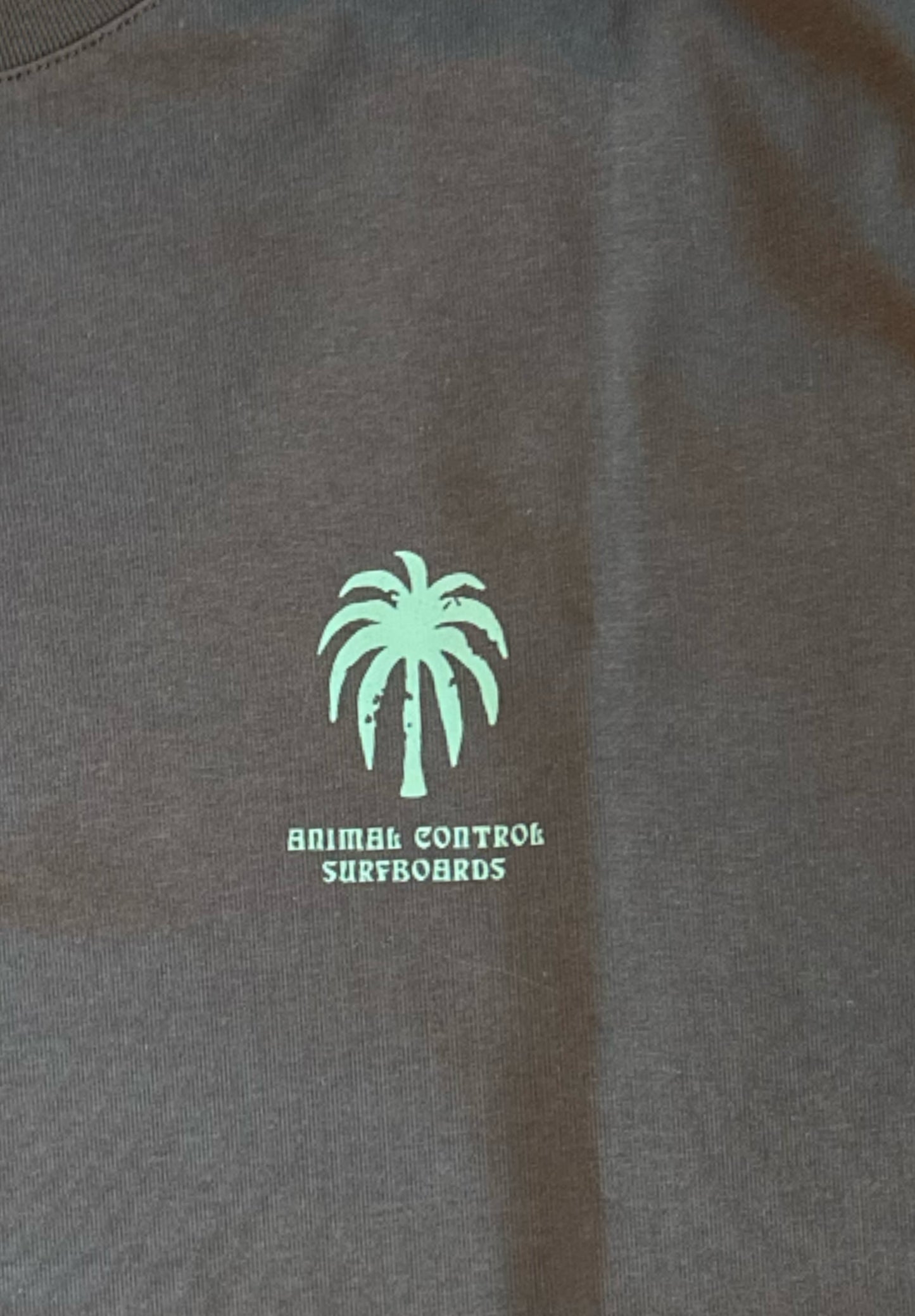Palm Tree Gray T Shirt