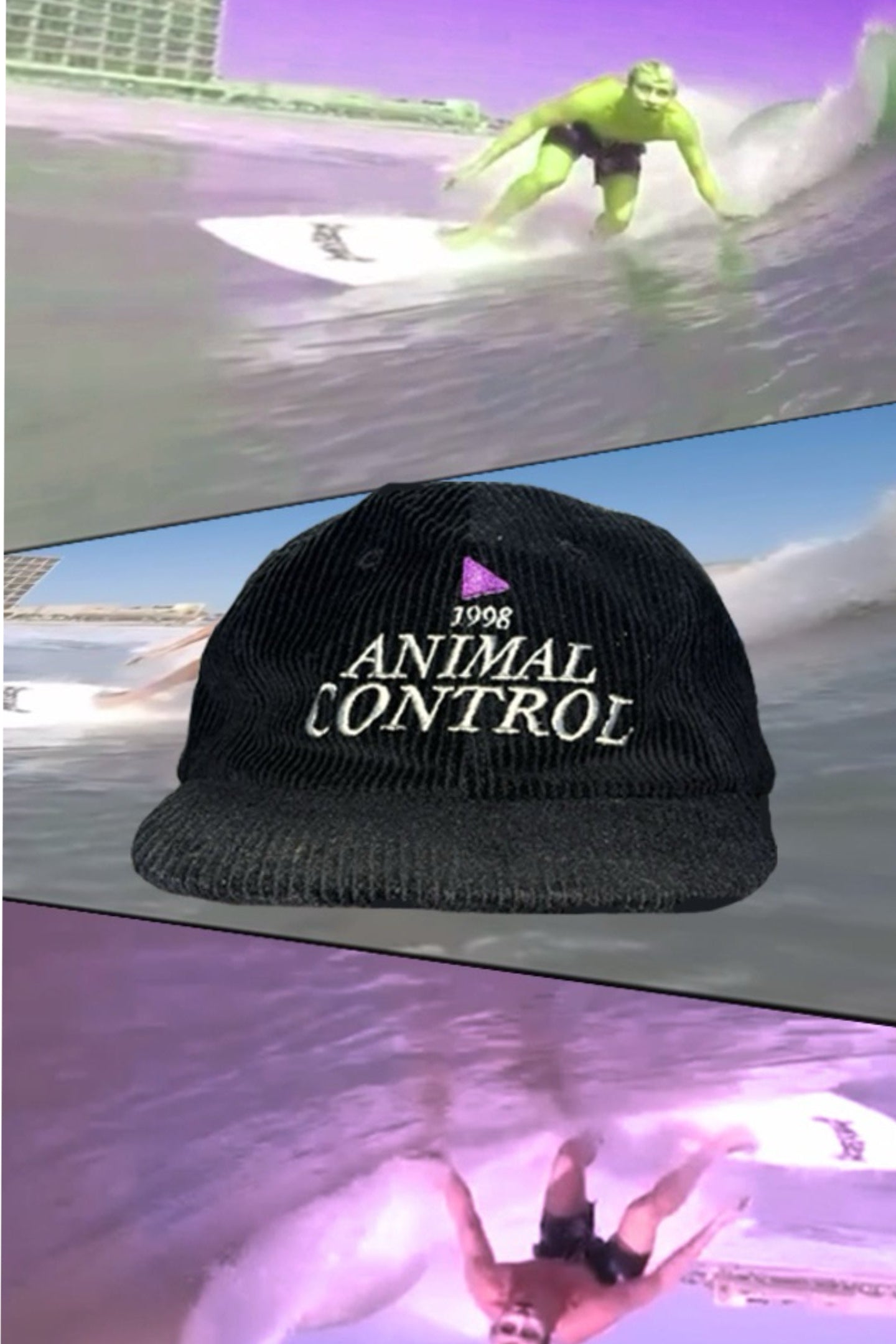 Black Corduroy Hat