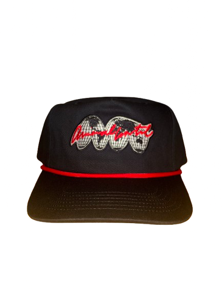 Black and Red Hat